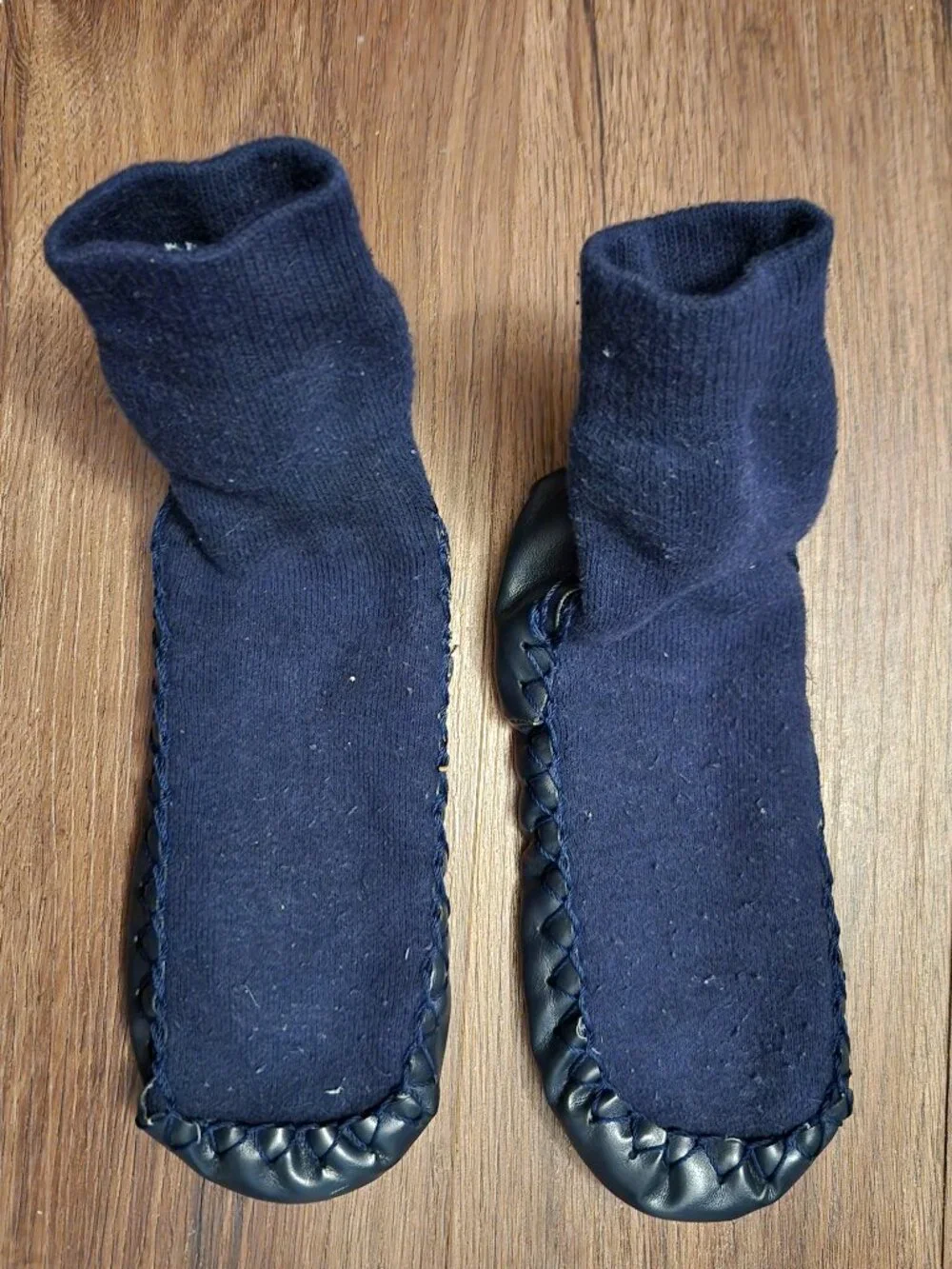 HANNA ANDERSSON Slipper Sock Moccasin - 1-3Y (PRE-LOVED)